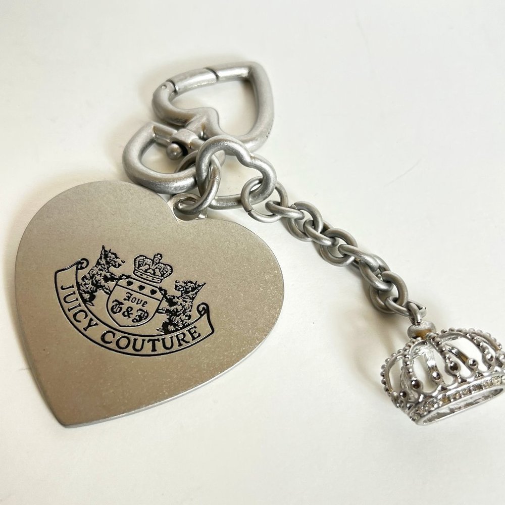 Juicy Couture Heart shape and crown Bag/Key charm - Prelove